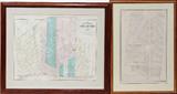 Lot#200, MAPS OF DETROIT, TWO, 1831 & 1873, 19" X 12" & 17" X 21"