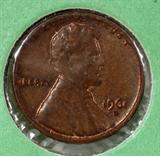 Lot#296, U.S LINCOLN CENT 1961-D ODDITY DOT BETWN 6 AND 1 MEMORIAL COIN 1