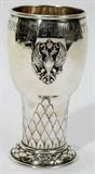 Lot#1014, RUSSIAN .875 SILVER CUP, INSCRIBED "IMPERATOR'S RIVER YACHT CLUB 1911", H 4"