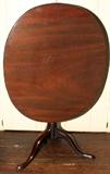 Lot#1025, QUEEN ANNE STYLE MAHOGANY TILT-TOP TEA TABLE, 19TH C., H 28"