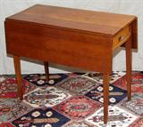 Lot#1029, PEMBROKE CHERRY DROP-LEAF TABLE, C. 1810, H 27'', W 15'', L 33''