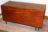 Lot#1030, AMERICAN HEPPLEWHITE MAHOGANY BANQUET TABLE, C. 1790, IN THREE PARTS, OPENS TO 115"