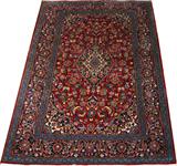 Lot#1122, KASHAN PERSIAN MOHAIR RUG, 6' 7" X 4' 6"