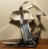 Lot#1134, MICHAEL PLAMINCK (20TH C.), LUCITE SCULPTURE, #85/100, H 14", W 14"