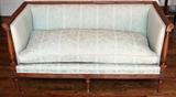 Lot#1185, MEYER GUNTHER MARTINI WALNUT SETTEE, L 59"