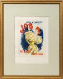 Lot#1328, JULES CHERET (1836-1932), COLOR LITHOGRAPH, 11 1/2" X 8 1/2", 'PAPIER À CIGARETTES JOB' (PL. 1)