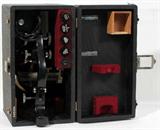 Lot#1458, ERNST LEITZ MICROSCOPE, EARLY 20TH C., H 12", ENCASED