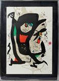 Lot#2027, JOAN MIRO [SPANISH 1893-1983], LITHOGRAPH, 35" X 24", "THE HARLEQUIN KICKING THE BEE"