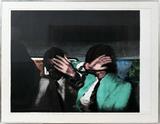 Lot#2026, RICHARD HAMILTON (BRITISH 1922-2011), COLOR SCREENPRINT & FOIL COLLAGE, 1972, 27" X 34" "RELEASE"
