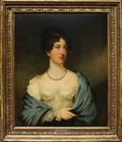 Lot#2098, SIR WILLIAM BEECHEY, OIL ON CANVAS, CA. 1816, 30" X 24", "LADY HESTER STANHOPE": ENGLISH 1753-1839