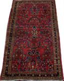 Lot#2187, SAROUK PERSIAN RUG, C. 1910-20, 4' 2" X 2' 2"