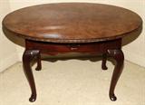 Lot#2180, RALPH LAUREN LEATHER TOP TABLE, H 30", W 48", L 30"