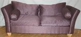 Lot#2269 ,EXPRESSIONS LAVENDER UPHOLSTERED SOFA, L 88"