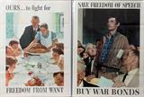 Lot#37, NORMAN ROCKWELL, 'FOUR FREEDOMS' POSTERS, SET OF FOUR, C. 1943 40" X 29"