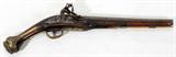 Lot#54, EUROPEAN FLINTLOCK PISTOL, C. 1800, L 12" BBL