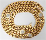 Lot#102, 18 KT YELLOW GOLD NECKLACE, L 32"