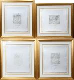 Lot#127, PETER MAX, ETCHINGS, FOUR, 10" X 8" & 8" X 10", 'HOMAGE TO PICASSO"'