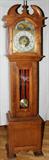 Lot#146, WATERBURY MAHOGANY GRANDFATHER CLOCK, H 92", W 20 1/2"