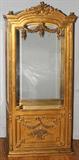 Lot#150, CARVED GILT WOOD CHINA CABINET, H 75", W 34", D 18 1/2"