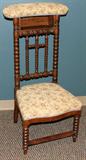 Lot#162, EUROPEAN OAK PRAYER CHAIR, H 40"