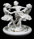 Lot#185, HUTSCHENREUTHER PORCELAIN FIGURE GROUP, H 10", DIA 9"