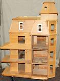Lot#223, HOFCO MINIATURE DOLL HOUSE #252, +4 BOOKS, H 45", W 34", D 29"