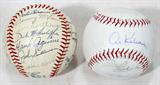Lot#347, DETROIT TIGERS SIGNED BASEBALLS, 1965 & C. 1975, TWO