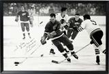 Lot#346, GORDY HOWE AUTOGRAPHED BLACK AND WHITE ENLARGED PHOTO, C1965, H 20", W 28"