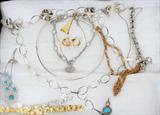 Lot#448, STERLING SILVER JEWELRY, 21 PIECES