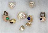 Lot#467, COSTUME JEWELRY, SEVEN PIECES
