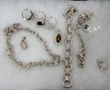 Lot#470, COSTUME JEWELRY, NINE PIECES