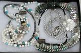 Lot#473, COSTUME JEWELRY, TEN PIECES