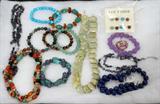 Lot#474, HARD STONE, STERLING, & OTHER JEWELRY, 17 PIECES