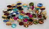 Lot#478, EARCLIPS WITH FAUX STONES, 24 PAIRS