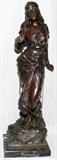 Lot#1079, AFTER EMMANUEL VILLANIS, BRONZE SCULPTURE, H 34", 'PRISE DE CORSAIRE'