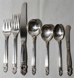 Lot#1094, INTERNATIONAL 'ROYAL DANISH' STERLING FLATWARE, 108 PIECES