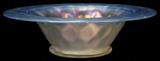 Lot#1187, STEUBEN VERRE DE SOIE THREADED GLASS BOWL, C.1903-1933, H 3 3/8", DIA 12"