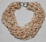 Lot#1244, PALOMA PICASSO FOR TIFFANY & CO. MULTI-STRAND PEARL NECKLACE WITH STERLING CLASP, L 16 1/2"