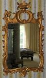 Lot#1240, FLORENTINE CARVED WOOD MIRROR, 41" X 23"