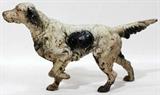 Lot#1291, IRON SPANIEL SCULPTURE, L 15 1/2"