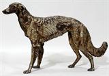 Lot#1290, RUSSIAN IRON WOLF HOUND, C. 1900, H 10", L 16"