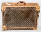 Lot#1557, LOUIS VUITTON MONOGRAM CANVAS SUITCASE, H 20", W 26"