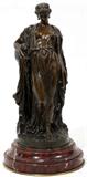 Lot#2036, JEAN BAPTISTE CLESINGER (FRENCH, 1814-1883), BRONZE SCULPTURE, H 9 3/4", 'SAPHO