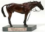 Lot#2038, JUDITH BOYT (BRITISH B. 1954), BRONZE SCULPTURE, 1992, 5 1/2" X 9", MITSUBISHI MOTORS TROPHY