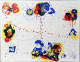 Lot#2050, SAM FRANCIS (AMERICAN 1923-1994), COLOR SCREENPRINT, 1972, 42" X 54" SIGHT, "WEB"