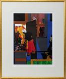 Lot#2054, ROMARE BEARDEN, 1911 - 88 LITHOGRAPH #13/175 "THE OPEN DOOR"