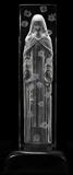 Lot#2185, LALIQUE FROSTED & CLEAR CRYSTAL SCULPTURE OF THE MADONNA, H 13"