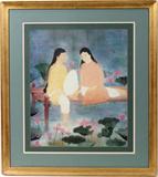 Lot#75, DINK CHO, MIXED MEDIA, 21" X 18", REFLECTIONS