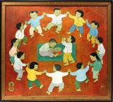 Lot#82, MAI THU, MIXED MEDIA, 24" X 26"