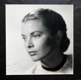 Lot#367, GRACE KELLY AUTOGRAPHED BLACK AND WHITE PUBLICITY PHOTO, C1951, H 8", W 7"
